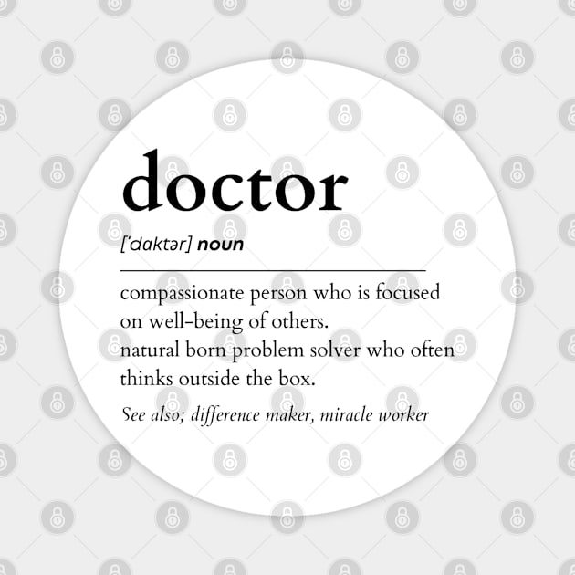 Doctor Noun Magnet by IndigoPine